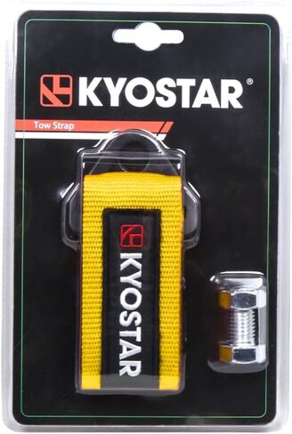 Kyostar Universal Racing Tow Strap for Front or Rear Bumper Towing Hooks, High Strength Tow Straps, Upgrade Version (Yellow) in Saudi Arabia