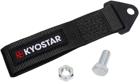 Kyostar Universal Racing Tow Strap for Front or Rear Bumper Towing Hooks, High Strength Tow Straps, Upgrade Version (Yellow) in Saudi Arabia