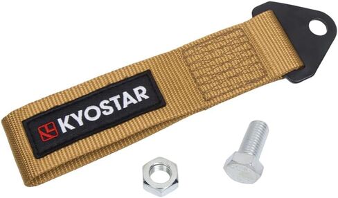 Kyostar Universal Racing Tow Strap for Front or Rear Bumper Towing Hooks, High Strength Tow Straps, Upgrade Version (Yellow) in Saudi Arabia