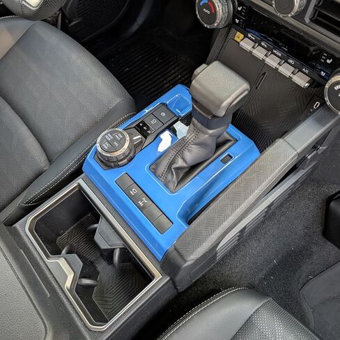 for Toyota Tacoma 2024 2025 for 4Runner 2025 Interior Accessories Dashboard Decor Center Consoles Air Outlet Vent Cover ABS Decorative Frame (Light Blue, Air Vent Cover) in Saudi Arabia