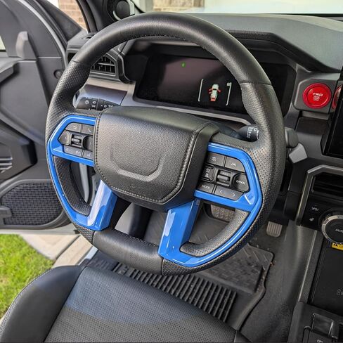 for Toyota Tacoma 2024 2025 for 4Runner 2025 Interior Accessories Dashboard Decor Center Consoles Air Outlet Vent Cover ABS Decorative Frame (Light Blue, Air Vent Cover) in Saudi Arabia
