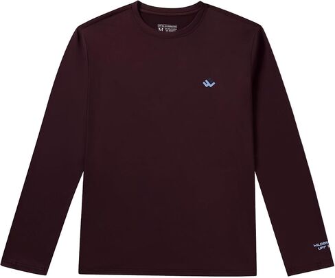 Men’s UPF 50+ Lightweight Long Sleeve Casual T-Shirt Quick Dry UV Sun Protection for Outdoor Beach Hiking Fishing Exercise in Kuwait