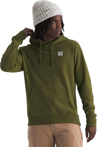 THE NORTH FACE Men's Heritage Patch Pullover Hoodie, White Dune, Large in Saudi Arabia