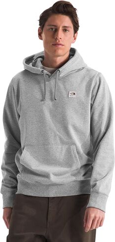 THE NORTH FACE Men's Heritage Patch Pullover Hoodie, White Dune, Large in Saudi Arabia