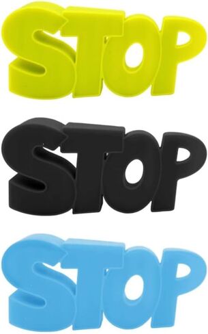 Door Stopper Silicone Easy to Use Wear-Resistant Windproof Rubber Stopper Durable Stop Letters Pattern(Green) in Saudi Arabia