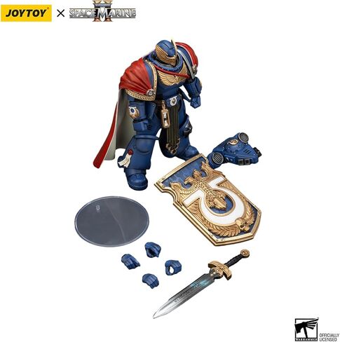 JOYTOY Warhammer 40,000 1/18 Action Figure-Ultramarines Victrix Honour Guard with Storm Shield and Power Sword-Collection Model Birthday Gifts in Saudi Arabia