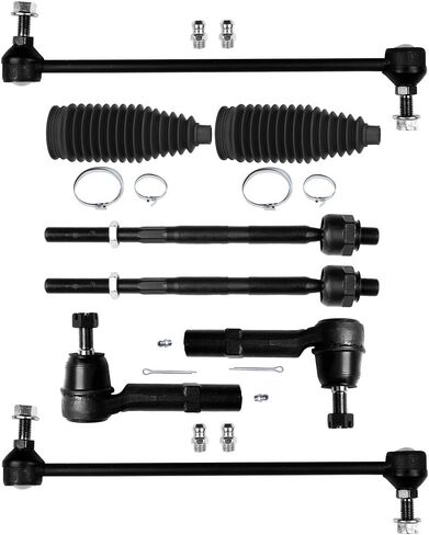 OCPTY - New 8-Piece For Buick Enclave For Chevy Traverse For GMC Acadia For GMC Acadia Limited For Saturn Outlook Front Outer Inner Tie Rod End Sway Bar End Link Steering Rack Boot in Saudi Arabia
