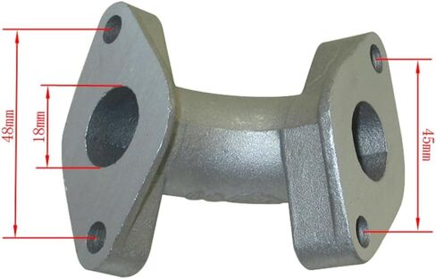 18 مللي متر أنبوب مدخل مشعب السحب ل Z50 دراجة قرد تجريبية صغيرة ، 50cc 70cc 90cc الصينية دراجة الطرق غير الممهدة ATV الذهاب عربات in Kuwait