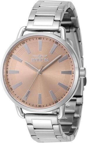 Invicta Lady's Wildflower 38mm Stainless Steel Quartz Watch, Brown (Model: 46336) in Saudi Arabia