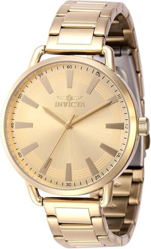 Invicta Lady's Wildflower 38mm Stainless Steel Quartz Watch, Brown (Model: 46336) in Saudi Arabia