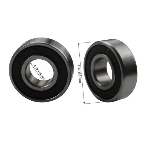 Front Rear Wheel Bearing Compatible for Coleman CT200U CT200U-EX BT200X, Massimo Hensim 196cc Baja Warrior MB200 MB165 Mini Bike Go Kart in Saudi Arabia