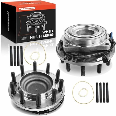 A-Premium 2 x Front Wheel Bearings and Hub Assembly Compatible with Ford F-450 Super Duty F-550 Super Duty, 2011 2012 2013 2014 2015 2016, 2WD, w/ABS 10-Lug in Saudi Arabia