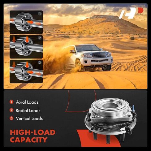 A-Premium 2 x Front Wheel Bearings and Hub Assembly Compatible with Ford F-450 Super Duty F-550 Super Duty, 2011 2012 2013 2014 2015 2016, 2WD, w/ABS 10-Lug in Saudi Arabia