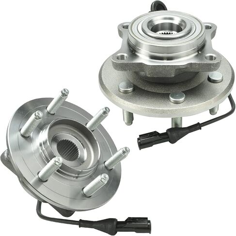 Detroit Axle - Pair Rear Wheel Bearing Hubs for Ford 2007-2010 Expedition Lincoln Navigator 2008 2009 2 Wheel Hub Bearings Assembly Replacement in Saudi Arabia
