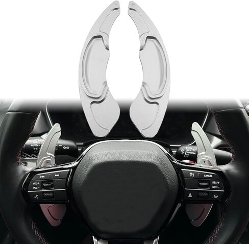 Aluminum Alloy Steering Wheel Shift Paddle Extension Cover Sticker Car Accessories for Honda 2022-2025, for Acura Integra 2023-2024 (red) in Saudi Arabia