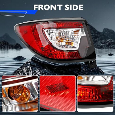 ضوء الذيل الخارجي LED - الضوء الخلفي للفرامل متوافق مع Chevy Traverse 2018-2021 - استبدال مجموعة المصباح الخلفي لـ 84618033 وGM2804130 - الجانب الأيسر للسائق الخارجي in Saudi Arabia