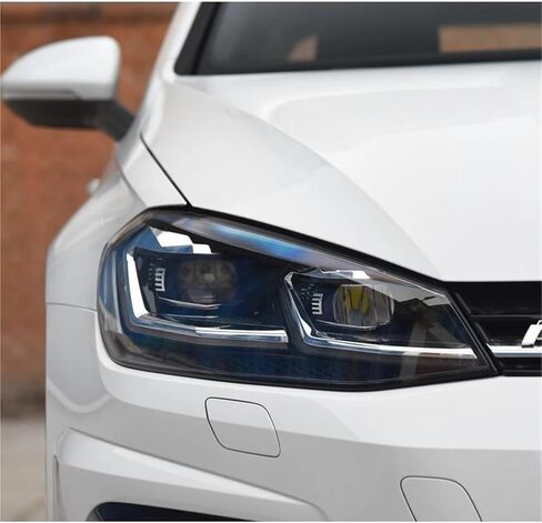 عاكس الضوء الأمامي للسيارة متوافق مع VW Golf 7.5 2018-2020 غطاء شفاف غطاء المصباح الأمامي عدسة المصباح الزجاجي (يسار) in Saudi Arabia