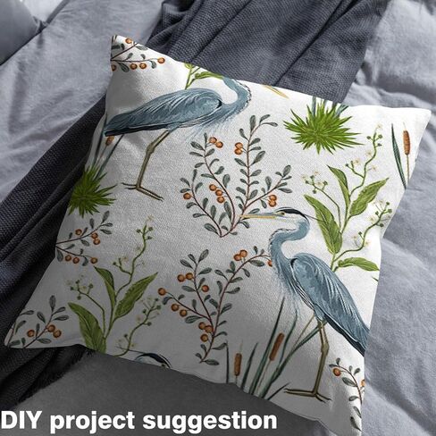 Flamingo Fabric by The Yard, Leaves Upholstery Fabric, Wild Animals Botanical Decorative Fabric, Spring Floral Indoor Outdoor Fabric, Retro Natural DIY Art Waterproof Fabric, Blue Green, 1 Yard in Saudi Arabia