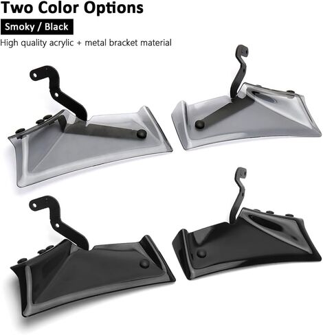 Motorcycle Fairing Front Spoiler Winglet Aerodynamic Kit Fits for Yamaha MT10 MT 10 mt10 MT-10 SP 2024 2023 2022 Front Wing Deflector Cover Fender Beak Nose Frontal Spoiler (Black) in Saudi Arabia