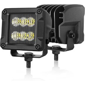 القرون LED فلوش جبل، جزء AKD 2PCS 84W فلوش جبل LED أضواء القيادة بقعة شعاع احتياطية عكس أضواء قبالة الطريق أضواء الضباب الوفير أضواء قرنة لشاحنة بيك اب UTV ATV قارب in Kuwait