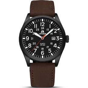 LN LENQIN Mens Watches Unisex Military Watches Sport Nylon Strap Stylish Luminous Fashion Watches Analog Quartz Watches for Men Waterproof Army Tactical Casual Wristwatch in Kuwait