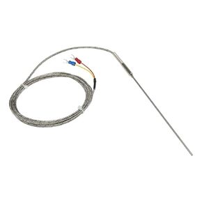 FTARP08 K J Type 2m Metal screening Cable 150mm Flexible Probe sheathed thermocouple Temperature Sensor in Saudi Arabia