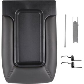 Auto Dark Center Console Lid Kit Replacement for 1999-2007 for GMC Sierra for Chevrolet Silverado-Replaces OEM 19127364, 19127365, 19127366 in Saudi Arabia