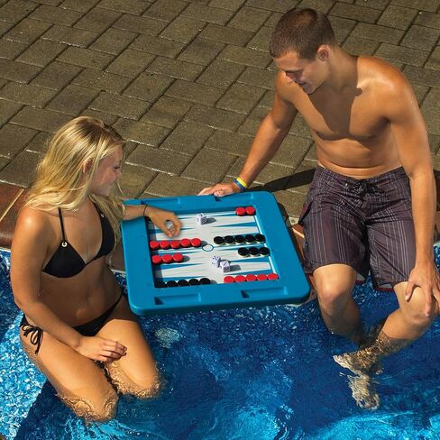 Swimline Game Station Set with Waterproof Playing Cards, white/blue (90675) in Kuwait