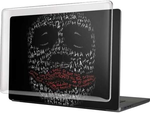 حافظة Skinit + غلاف متوافق مع جهاز MacBook Pro 16in (2021) - مرخص رسميًا من Warner Bros Joker - تصميم ضع ابتسامة على هذا الوجه in Saudi Arabia