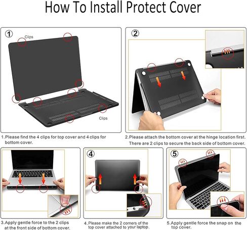 Compatible with MacBook Pro 14 Inch Case 2021-2025 M5 M4 M3 M2 M1 A3434 A3185 A3112 A3401 A2992 A2918 A2779 A2442 Hard Plastic Shell &Keyboard Cover& Mac OS Keyboard Sticker (Wolf) in Saudi Arabia