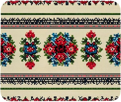 لوحة ماوس Vintage Fleur De Lis Flower (2)، قاعدة مطاطية بتصميم شخصي لديكور المكتب لأجهزة الكمبيوتر المحمول وأجهزة الكمبيوتر in Kuwait