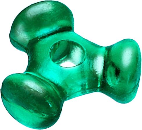 1500 Pieces Christmas Tri Beads Green Plastic Transparent Tri Beads Christmas Tree Decoration for DIY Craft, 10 mm in Saudi Arabia