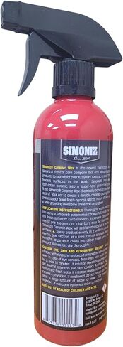 Simoniz Ceramic Hybrid Wax – High-Gloss Spray Coating – Hydrophobic Protection – Bonds to Paint for Lasting Shine – 16 fl oz in Saudi Arabia
