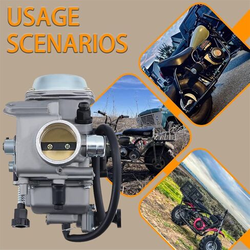 TRX350 المكربن ​​Carb Kit لـ Rancher 350 TRX350 فورمان 400 450 ATV 4 ويلر رباعية مع خنق كابل خنق فلتر زيت الهواء in Saudi Arabia
