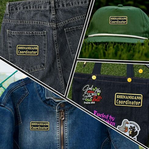 Shenanigans Coordinator Patch, 3 Inches Sew On Iron On Funny Shenanigan Enthusiast Novelty Humor Embroidered Patches for Backpack, Jacket, Hat, Jeans DIY Uniform Gift for Men Women Kid Size 3 Inch in Saudi Arabia