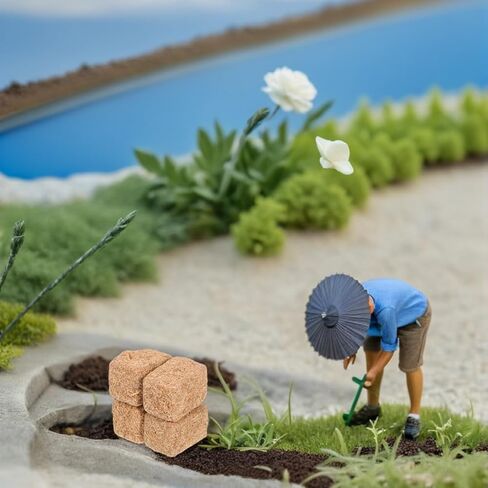 8pcs Mini Hay Bales 1.18 inch Miniature Hay Bales for Decoration Fake Haystack for Dollhouse Farm Garden Decoration, DIY Autumn Craft, 1.18x0.78x0.78 Inch in Saudi Arabia