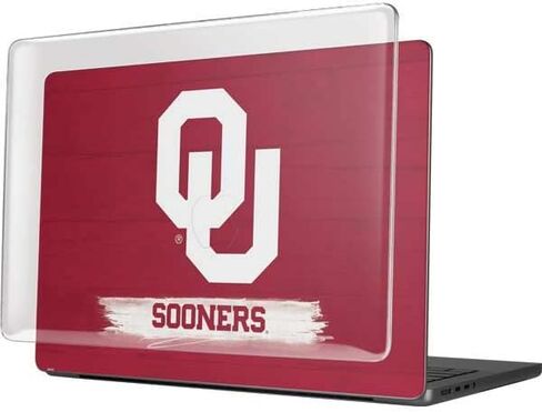 Skinit Case + Skin Compatible with MacBook Pro 14in (2021) - Officially Licensed Oklahoma Sooners Design in Saudi Arabia