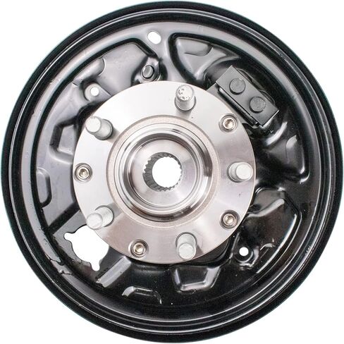 TRQ Rear Complete Wheel Hub Bearing & Steering Knuckle Assembly RH Passenger Side for 01-08 Subaru Forester with Rear Drum Brakes in Saudi Arabia