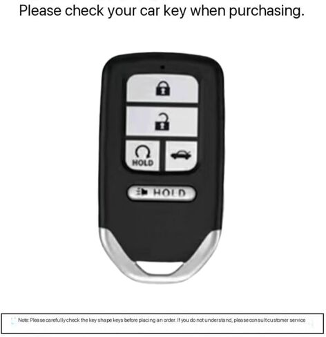 Silicone Key Fob Cover for Honda Accord Civic CR-V CRV Pilot Passport Insight EX EX-L Touring | Car Accessory | Key Protection Case in Saudi Arabia