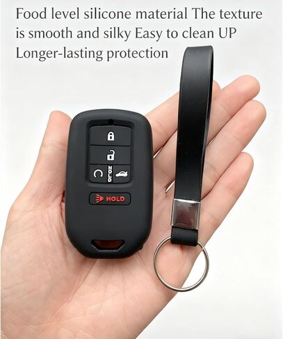 Silicone Key Fob Cover for Honda Accord Civic CR-V CRV Pilot Passport Insight EX EX-L Touring | Car Accessory | Key Protection Case in Saudi Arabia