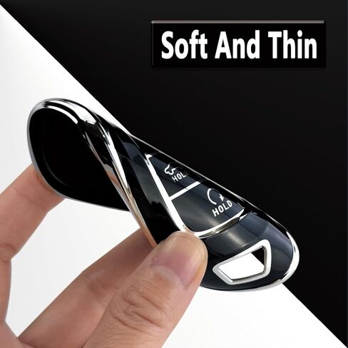 حافظة غطاء Key Fob متوافقة مع ملحقات سيارة Hyundai Sonata Santa fe Tucson Nexo (أرجواني، 5 أزرار) in Kuwait