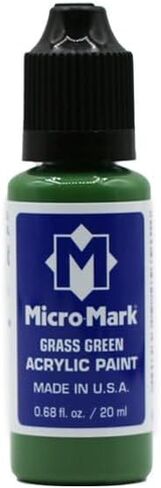 Micro-Mark Grass Green Acrylic Paint, 20ml in Kuwait