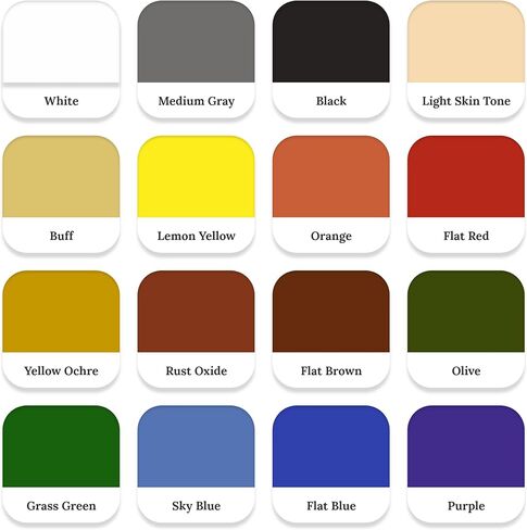 Micro-Mark Grass Green Acrylic Paint, 20ml in Kuwait