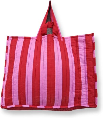 Quilted Bag for Women | Large Beach Tote Bag | Shoulder Handbag | Large Shopping Bag | Gift for Her in Saudi Arabia
