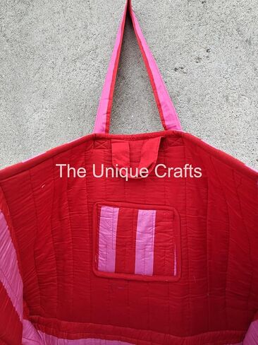 Quilted Bag for Women | Large Beach Tote Bag | Shoulder Handbag | Large Shopping Bag | Gift for Her in Saudi Arabia