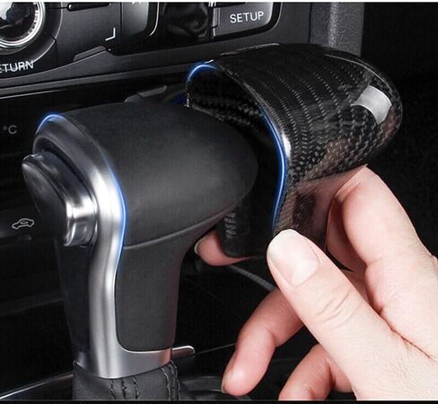 مقبض ناقل حركة السيارة غطاء وقائي لـ A-U-D-I A4 A5 A6 S6 A7 S7 مقبض غطاء وقائي فقط للقيادة على الجانب الأيسر in Saudi Arabia