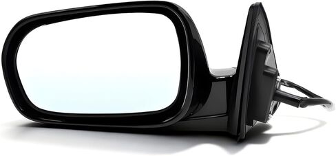 Left Driver Side Mirror Assembly Compatible with Accord 4-Door 1998-2002 Side View Mirror Manual Folding and Power HO1320125 76250-S84-A31 Black (3Pins) in Saudi Arabia