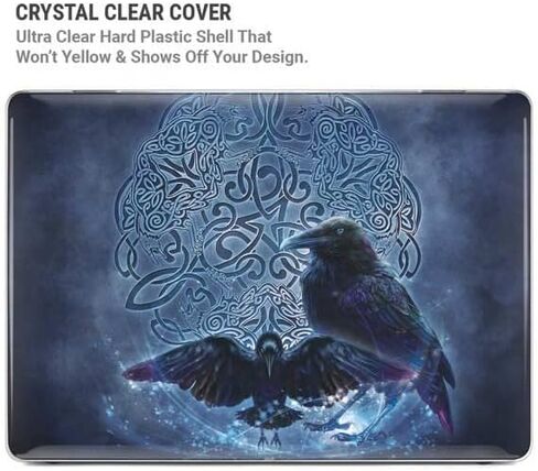 حافظة Skinit + غلاف متوافق مع جهاز MacBook Pro مقاس 14 بوصة (2021) - تصميم Tate and Co. Celtic Raven in Saudi Arabia
