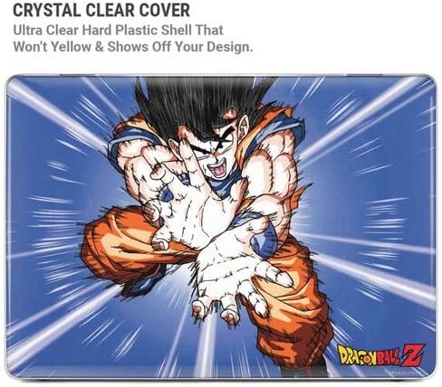Skinit Case + Skin Compatible with MacBook Pro 14in (2021) - Officially Licensed Dragon Ball Z Dragon Ball Z Goku Blast Design in Saudi Arabia