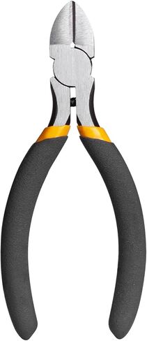 5 Inch Precision Diagonal Cutting Pliers, Wire Cutters Diagonal Side Cutters, Small Wire Flush Cutters Spring Loaded Wire Snips for Jewelry Making Cutting Plastic Cable Ties in Saudi Arabia